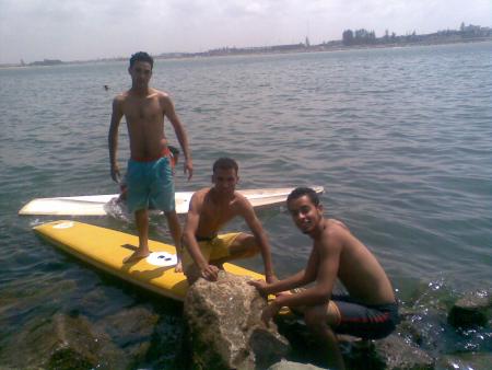 moi et amis a la ville de aljadida